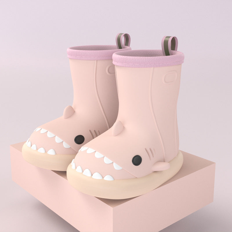 Bottes Bébé Requin Waterproof Antidérapantes 12 Coloris Pink