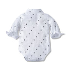 Ensemble 3 pièces Bébé Garçon Style Gentleman Chemise & Bretelles