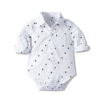 Ensemble 3 pièces Bébé Garçon Style Gentleman Chemise & Bretelles