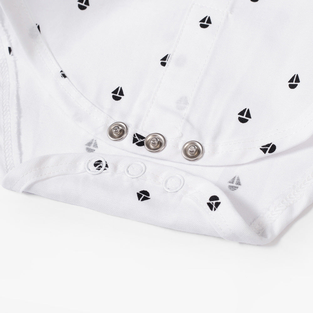 Ensemble 3 pièces Bébé Garçon Style Gentleman Chemise & Bretelles
