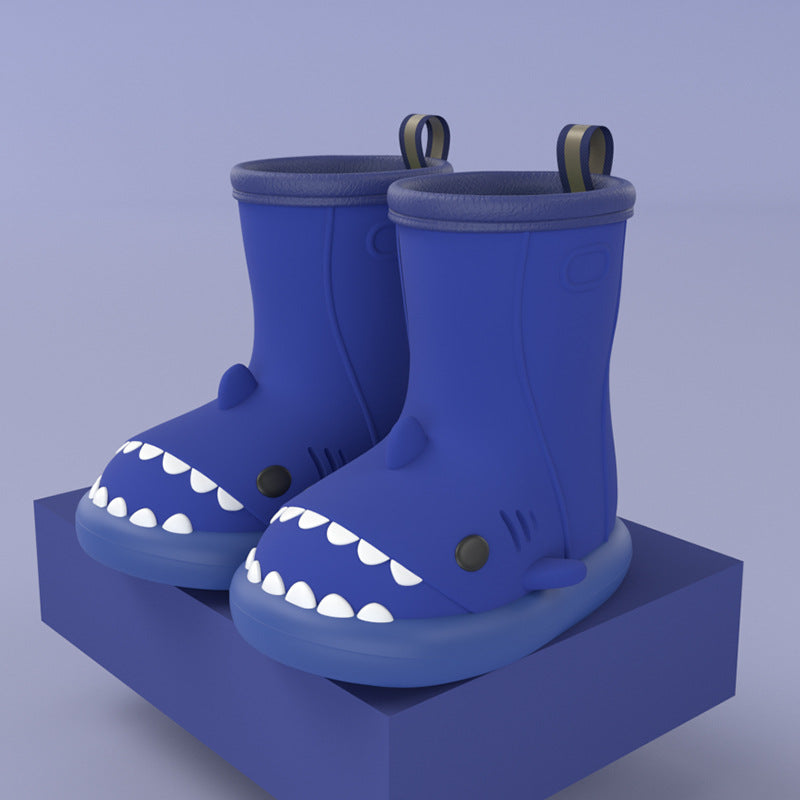 Bottes Bébé Requin Waterproof Antidérapantes 12 Coloris Blue