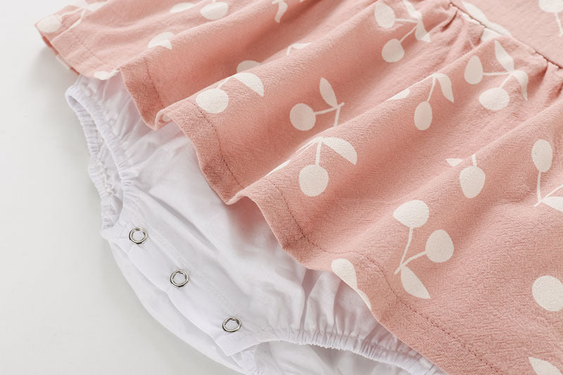 Combinaison Sans Manches Bébé Fille Style Coréen