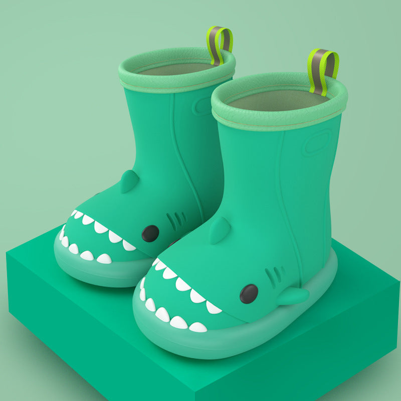 Bottes Bébé Requin Waterproof Antidérapantes 12 Coloris Green