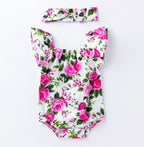 Body Sans Manches Bébé Fille Imprimé White