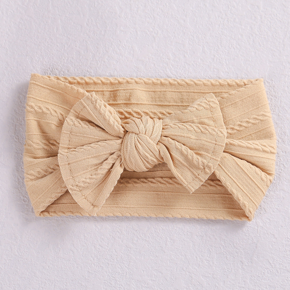 Bandeau Bébé Nœud Papillon Nylon Fille D