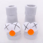 Chaussettes Bébé Coton Doux 22 Motifs Adorables Grey eyes