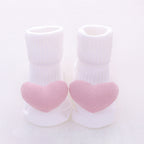 Chaussettes Bébé Coton Doux 22 Motifs Adorables White pink