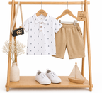 Ensemble 2 pièces Garçon Motif Ancre T-shirt & Pantalon White