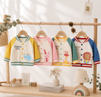 Veste Baseball Enfant Unisexe Coton Style Coréen 4 Coloris