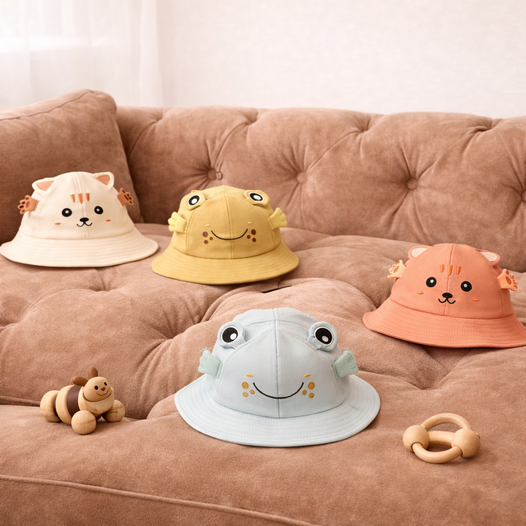 Bob Bébé Coton Motif Chaton & Grenouille