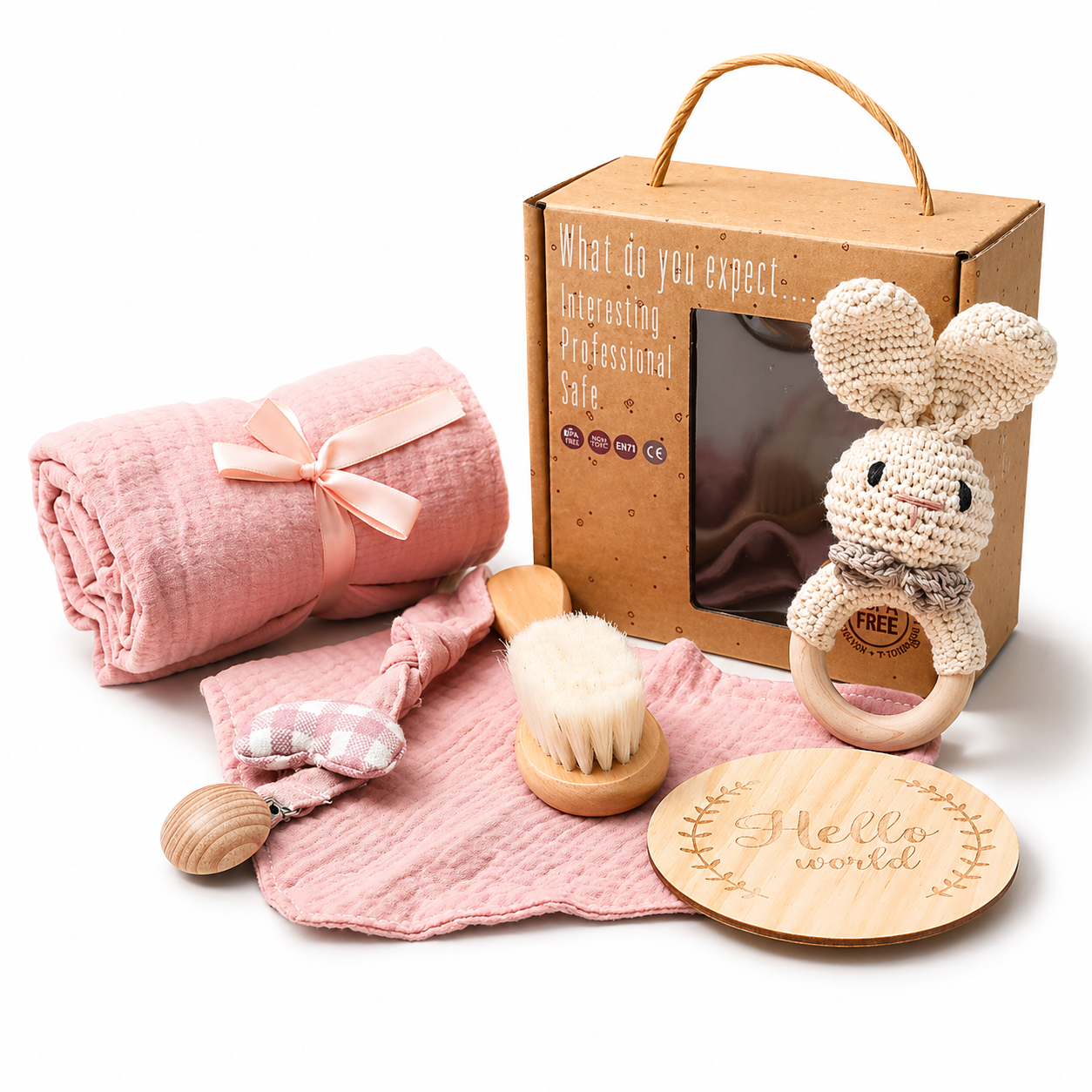 Pack Cadeau Naissance - Ensemble 6 Pièces Animaux