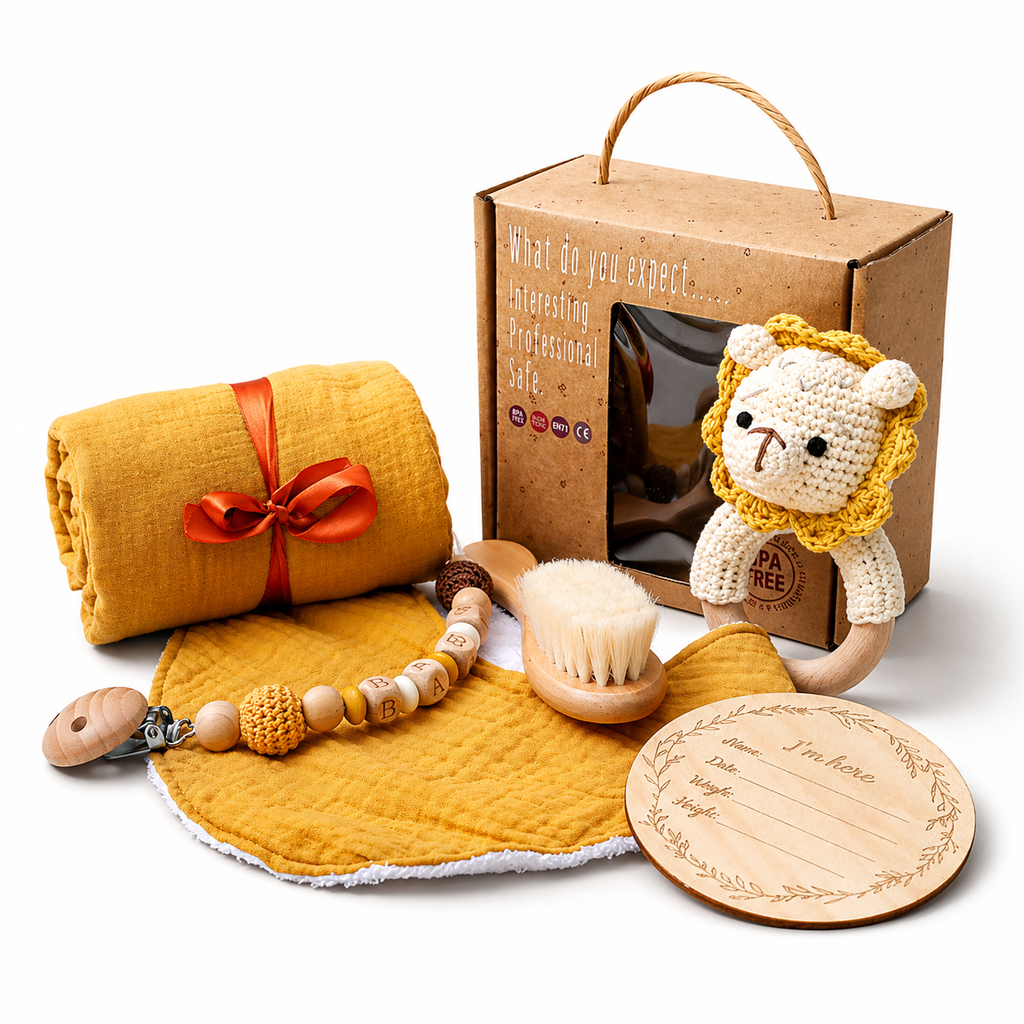 Pack Cadeau Naissance - Ensemble 6 Pièces Animaux