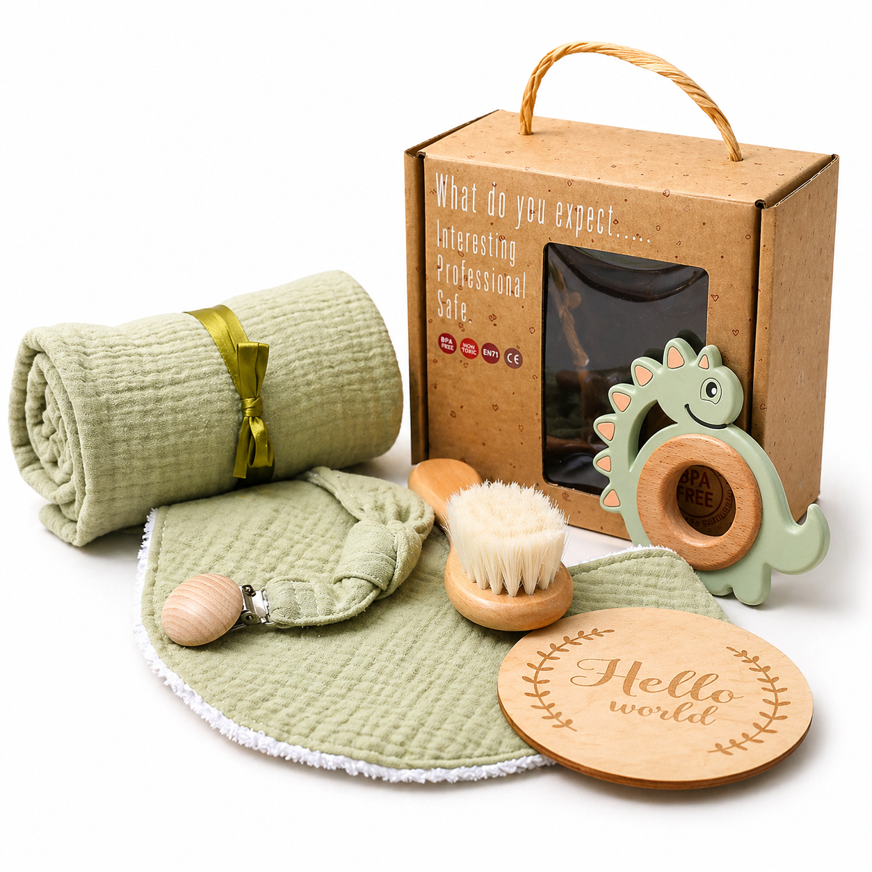 Pack Cadeau Naissance - Ensemble 6 Pièces Animaux