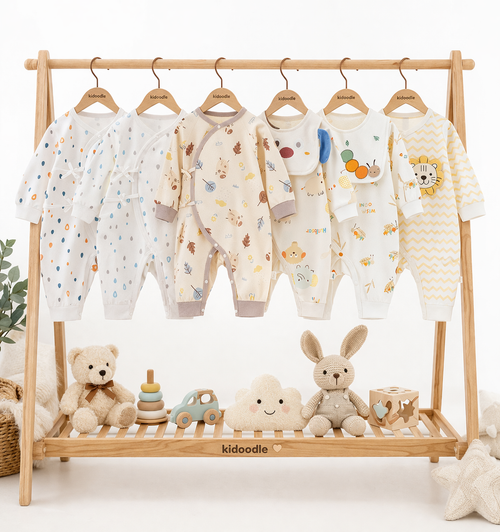 Body Bébé Coton Tricoté Motifs Mignons Mixte — 13 Motifs | Naissance à 3 mois | Oh my Kidoodle