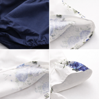 Ensemble Jupe Plissée + Short Floral Bébé Fille - 100% Coton