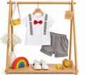 Ensemble 2 pièces Garçon Style Coréen T-shirt & Short Grey