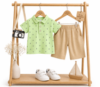 Ensemble 2 pièces Garçon Motif Ancre T-shirt & Pantalon Green