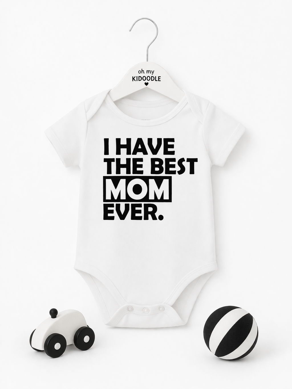 Body Bébé Coton Léger Design MOM ou DAD Mixte — 3 à 24 mois | Oh my Kidoodle A