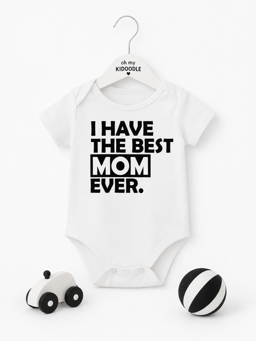 Body Bébé Coton Léger Design MOM ou DAD Mixte — 3 à 24 mois | Oh my Kidoodle A