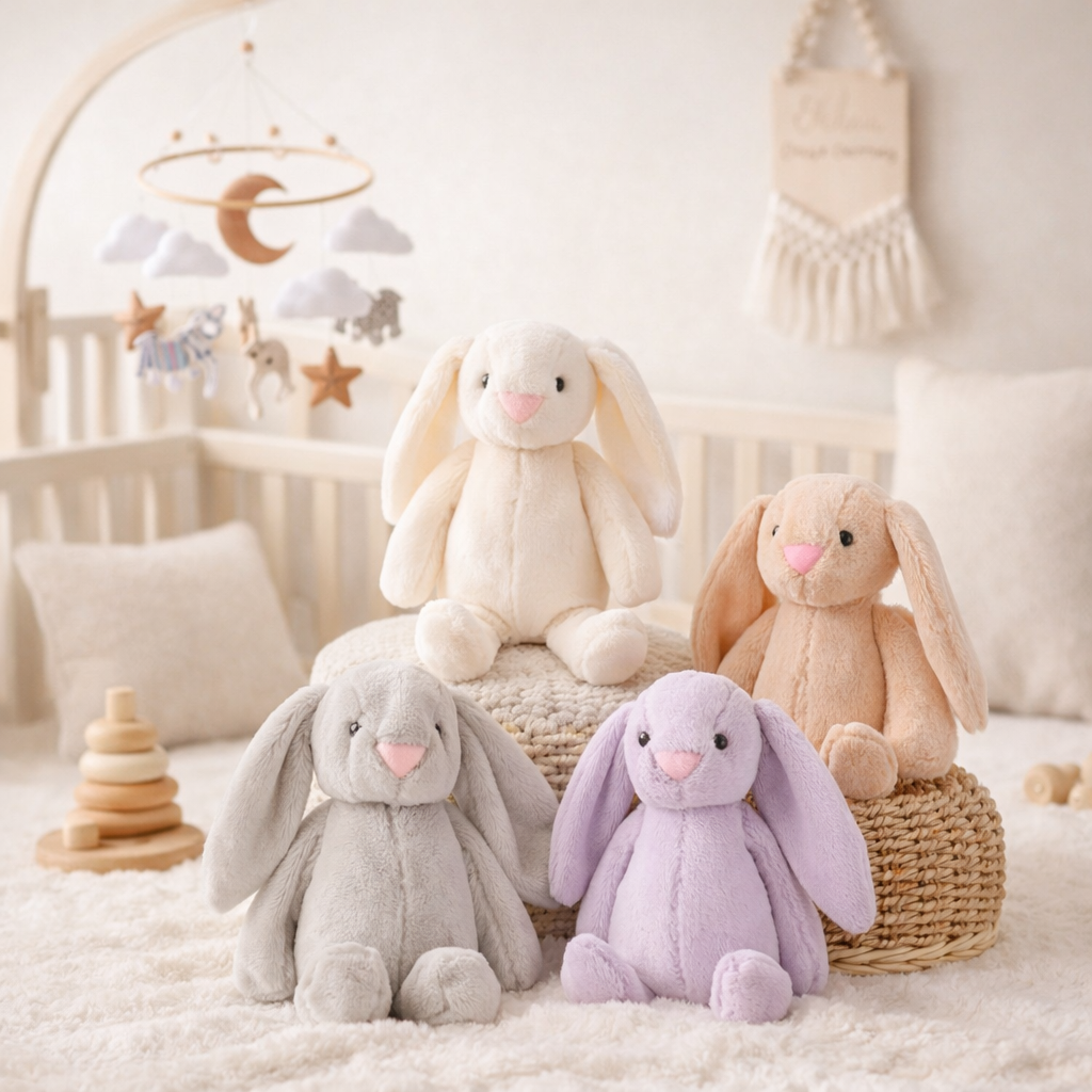 Peluche Lapin Oreilles Tombantes 30 cm
