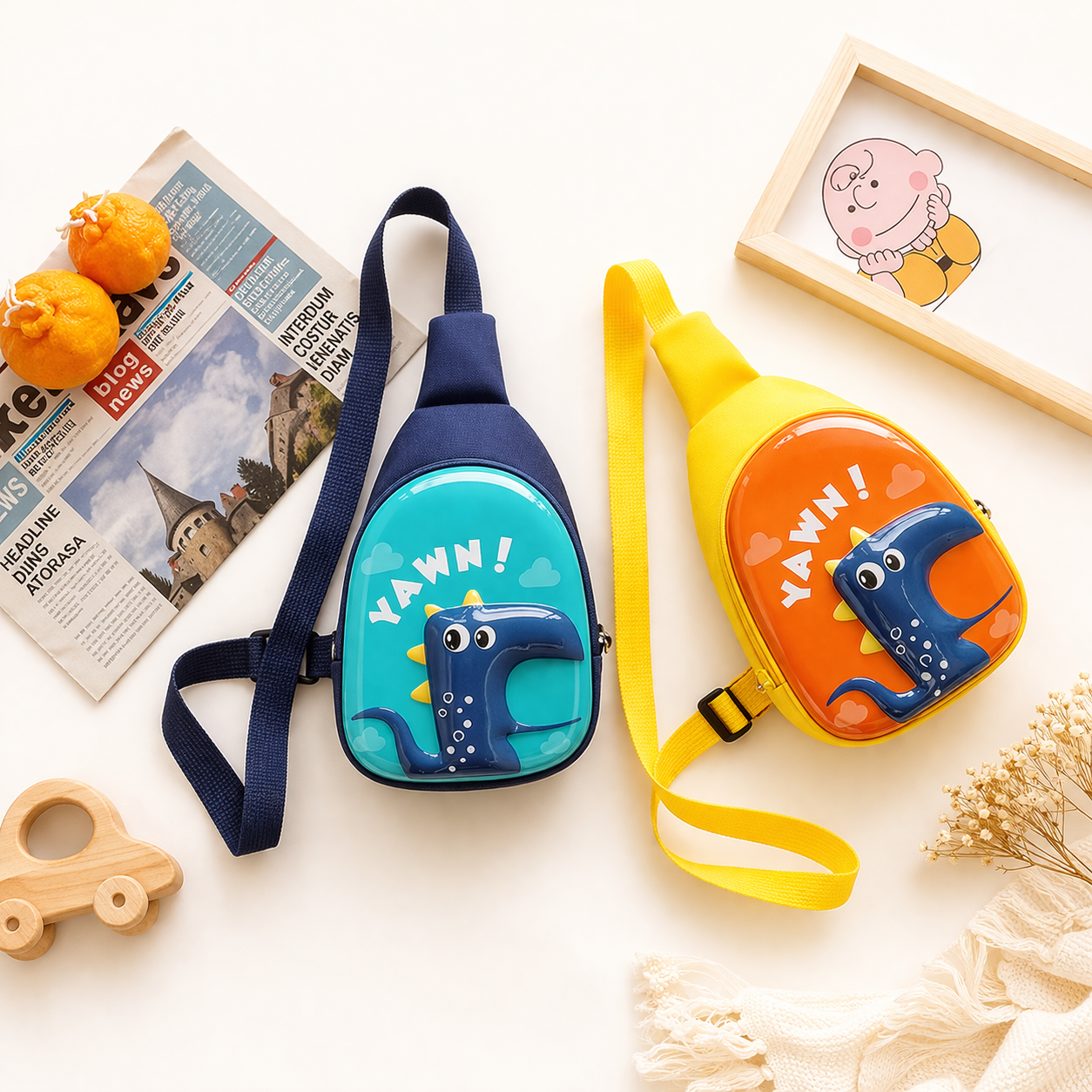Mini Sac Bandoulière Enfant Coque Rigide 4 Coloris Blue