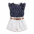 Robe Fille Été Légère & Colorée — 10 Coloris, Tailles 3T à 7 (2-7 ans) | Oh my Kidoodle Blue