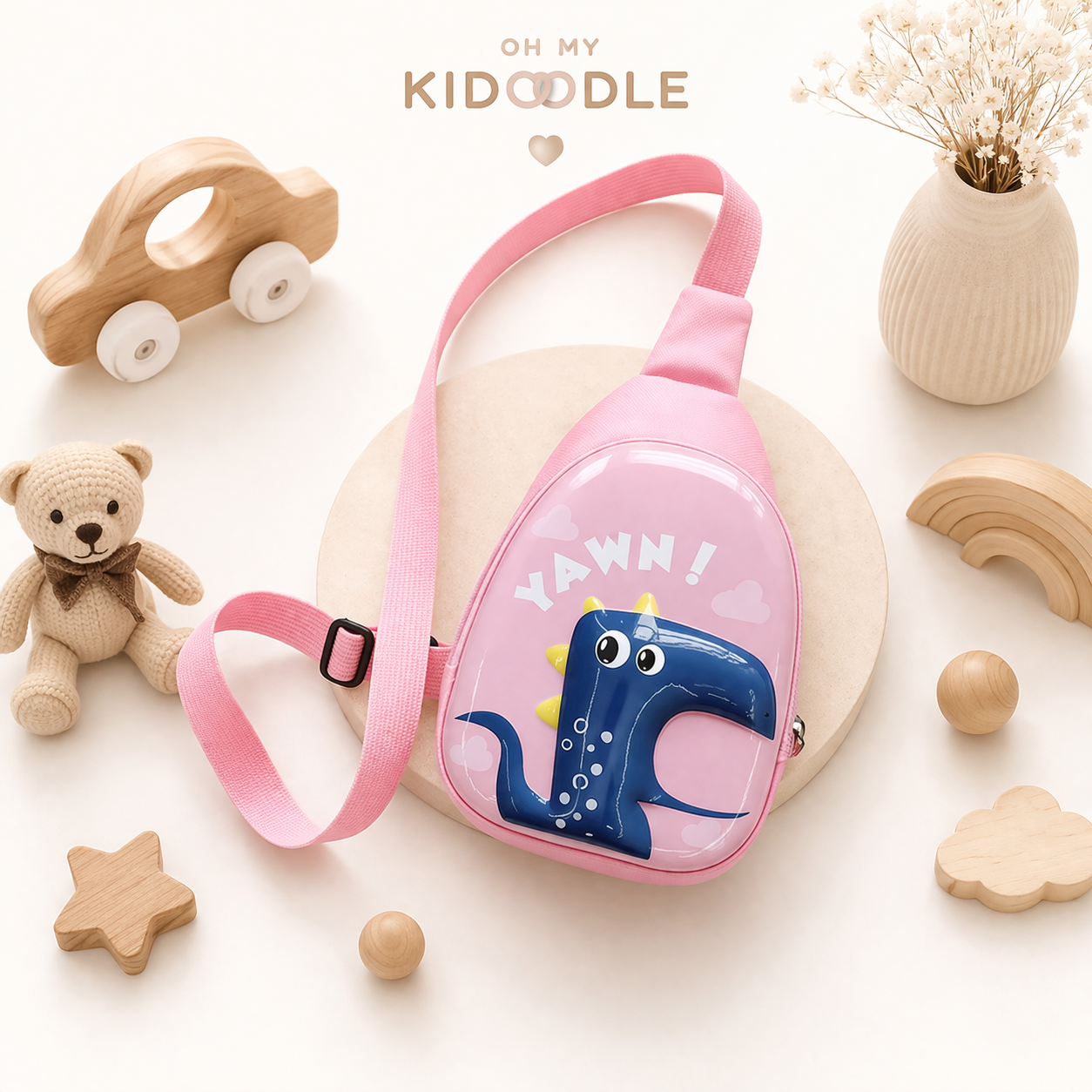 Mini Sac Bandoulière Enfant Coque Rigide 4 Coloris Pink