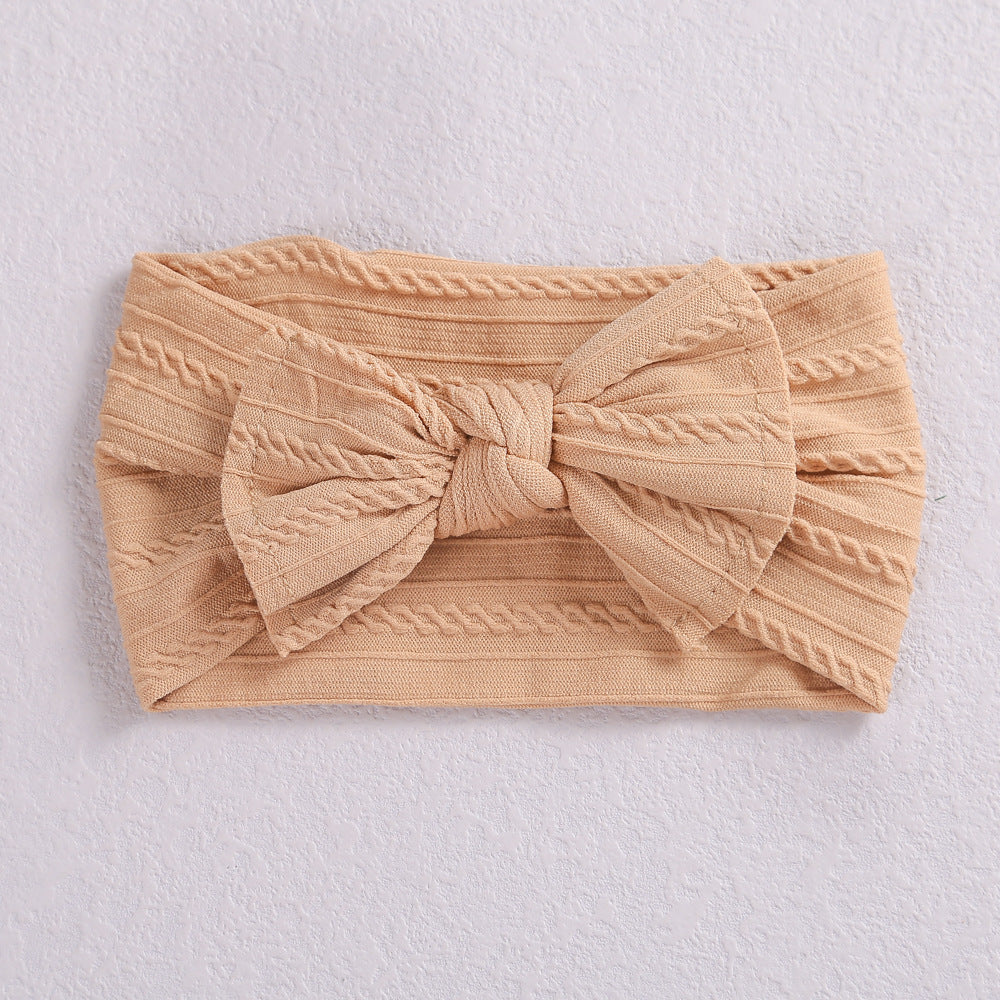 Bandeau Bébé Nœud Papillon Nylon Fille E