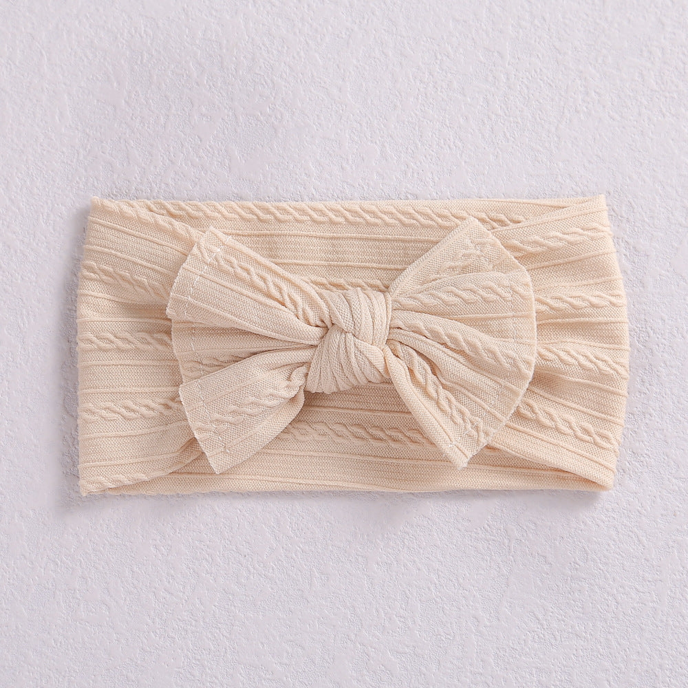 Bandeau Bébé Nœud Papillon Nylon Fille A