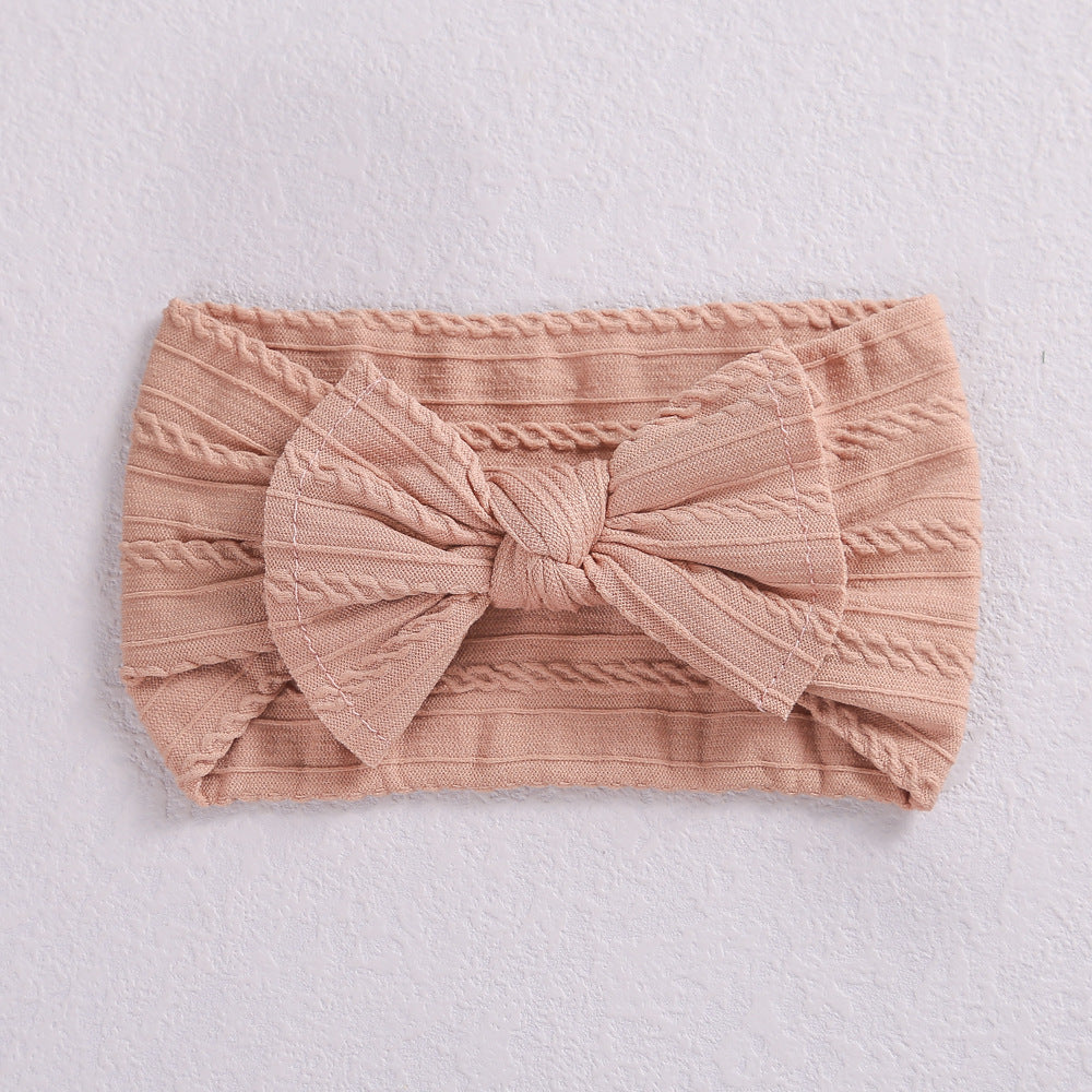 Bandeau Bébé Nœud Papillon Nylon Fille C