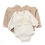 Barboteuse Bébé Coton Gaudré Manches Longues Mixte 5 Coloris